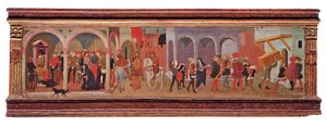 قصة Lionora de &39;Bardi و Ippolito Buondelmonte ، لوحة من كاسوني (تمبرا وذهبية على لوحة)