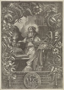 Portret van H. Augustinus بواسطة جيرارد فان دير بروجن