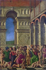 موسيتو ، جيرولامو (1458-1531) مذبحة الأبرياء بالزيت على قماش كاليفورنيا 1510-1520 المتحف الوطني ، لندن 67،9x44،5 بواسطة جيرولامو موسيتو