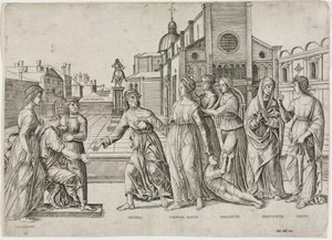 Calumny of Apelles ، ج. 1500-1506. بواسطة جيرولامو موسيتو