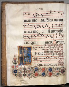 Antiphonary: الأولي ، ملاك ، ج. 1470-1480. بواسطة جيرولامو دا كريمونا