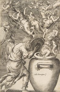 Epimetheus يفتح صندوق Pandora ، 1531-1576.