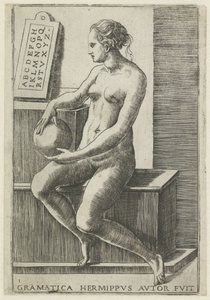 قواعد الفاكهة النحوية hermippus autor fruit (العنوان على الكائن) الفنون الليبرالية السبعة (عنوان السلسلة) بواسطة جوليو بوناسون