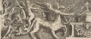إفريز زخرفة القنطور المجنح ، 1531-1576. بواسطة جوليو بوناسون