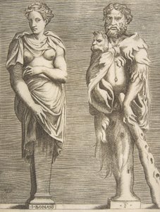 شروط هرقل و Deianira ، كاليفورنيا. 1531-76. ، كاليفورنيا. 1531-76. بواسطة جوليو بوناسون