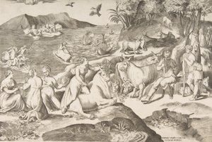اغتصاب أوروبا 1546. بواسطة جوليو بوناسون