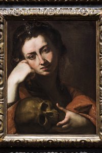 التائب المجدلية ، حوالي 1620 (زيت على لوح)