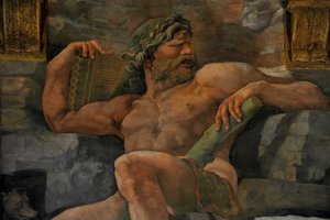 سقوط قاعة العمالقة ، 1536 بواسطة جوليو رومانو