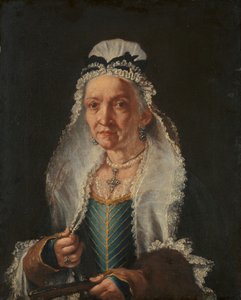 صورة لسيدة عجوز بواسطة جوزيبي (1655 ـ 1743) غيسلاندي