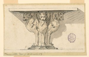 تصميم لطاولة كونسول بواسطة Giuseppe Barberi