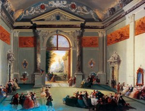 محادثة البندقية ، جوزيبي برناردينو بيسون (1762-1844) ، زيت على قماش ، إيطاليا بواسطة جوزيبي برناردينو بايسون