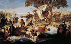 عبور جيش جيوفاني ديلي باندي نيري أدا ، بقلم جوزيبي بيزولي (1784-1855)
