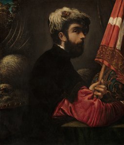 صورة لرجل مثل القديس جورج ، ج. 1620s.