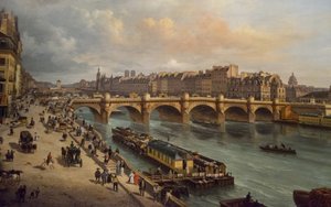 بونت نيوف وسيتي باريس 1832 ، 1832. بواسطة جوزيبي كانيلا الأكبر