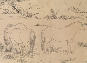 مائة حصان ، بتاريخ 1723-25. بواسطة جوزيبي كاستيليوني