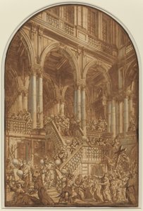 قاد المسيح أسير من قصر بواسطة جوزيبي جالي بيبيينا