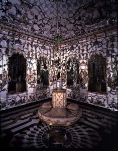 زاوية صالون تشينو (الغرفة الصينية) المنفذة بالكامل من الخزف ، 1769 (الخزف) (لمزيد من التفاصيل انظر 93238-9)
