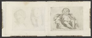 طفل الكذب عارية عينات الرسم (عنوان السلسلة) Mitelli intaglio (عنوان المسلسل)