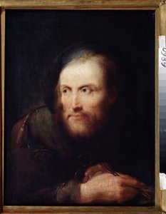صورة لرجل. (صورة لرجل). لوحة جوزيبي نوجاري (1699-1763). إيطاليا ، مدرسة البندقية على طراز الروكوكو. زيت على قماش. متحف تولا الوطني ، روسيا.