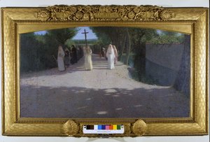 الموكب. لوحة جيوفاني بيليزا دا فولبيدو (1868-1907) بواسطة جوزيبي بيليزا دا فولبيدو