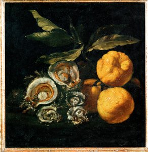 Nature Morte Morte aux huitres et aux coings - الحياة الساكنة مع المحار والسفرجل ...