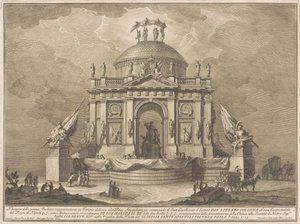 بريما ماكينا للصين عام 1773: معبد السلام ، 1773.