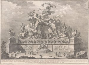 The Seconda Macchina للصين عام 1767: جبل إتنا مع فورج أوف فولكان