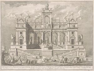 بريما ماكينا للصين عام 1764: مبنى الكابيتول بواسطة جوزيبي فاسي ، بعد توماسو كاتراني ، بعد باولو بوسي