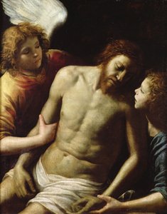 المسيح الميت مدعوم بملائكين ، ج. 1628