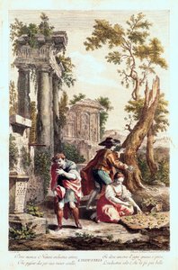 التمثيل المجازي للصناعة. رسم جوزيبي زوتشي (1711-1767) القرن الثامن عشر. بواسطة جوزيبي زوتشي