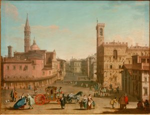 Die Piazza San Florence بواسطة جوزيبي زوتشي