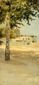 Near Paris, by Giuseppe de Nittis, oil on canvas بواسطة جوزيبي أو جوزيف دي نيتيس