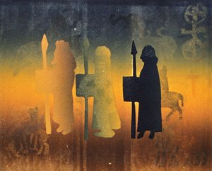 الأرض المقدسة ، 2000 (monoprint)
