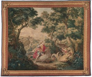 Apollo and the Serpent Python من مجموعة تحولات Ovid ، 1700-1730.