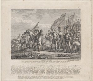 ساراتوجا [كذا] 17 أكتوبر 1777 ، كاليفورنيا. 1777. بواسطة Godefroy