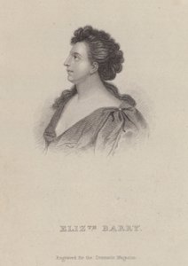 إليزابيث باري ، ممثلة إنجليزية (نقش) بواسطة Godfrey (بعد) Kneller