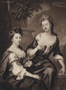 سارة دوقة مارلبورو والسيدة فيتزهاردينج (ليتو) بواسطة Godfrey (بعد) Kneller