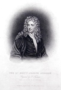 ذا آر تي هون جوزيف أديسون (نقش) بواسطة Godfrey (بعد) Kneller