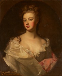 صورة لسارة دوقة مارلبورو (زيت على قماش) بواسطة Godfrey (دائرة) Kneller