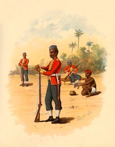 11 المشاة البنغال الأصليين ، 1890. بواسطة جودفري دوجلاس جايلز