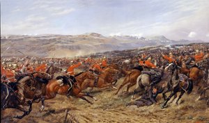 تهمة اللواء الثقيل في معركة بالاكلافا ، 25 أكتوبر 1854 ، 1897