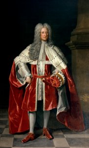 صورة لهنري ، فيكونت الأول سانت جون (1652-1742) في أردية التتويج ، 1727