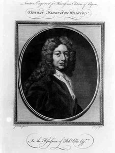 صورة لتوماس وارتون ، أول ماركيز من وارتون (1648-1715) ، نقشها جون غولدار (1729-1795)