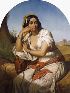 امرأة بدوية ، 1848 بواسطة Godfried Guffens