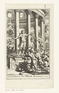 Titelpagina voor Alexander ab Alexander، Genialium dierum، deel 2، 1673 بواسطة زكريا ويبر (الثاني)