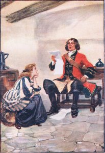 لا يمكنه احتواء نفسه ، ولكن يجب أن يكون لها رأيها في عمله ، من Lorna Doone pub.by W & R Chambers Ltd، 1921 بواسطة جوردون فريدريك براون