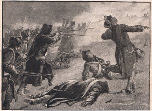 هجوم مونتغمري على المدينة المنخفضة ، كيبيك 1775 م بواسطة جوردون فريدريك براون