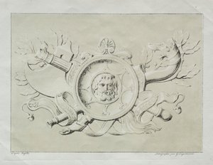 مجموعة من المقالات الحجرية: Un trophee، c. 1816.