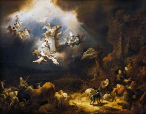 Angels announcing Christ