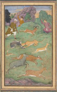 الظباء وصيد الغزلان ، ج. 1602-1604.